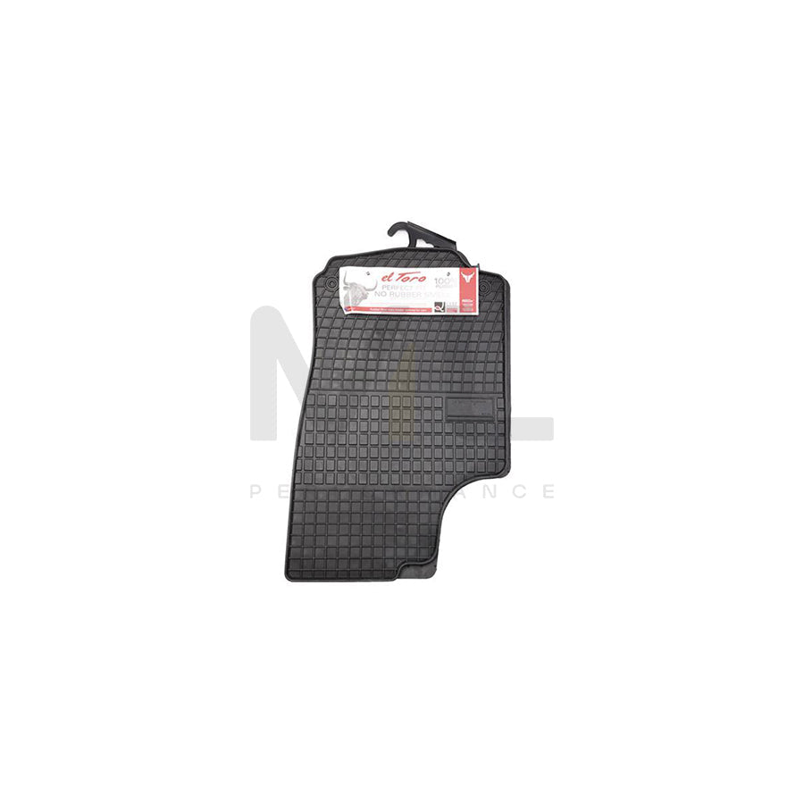 FROGUM Tailored 0705P Floor mat set for OPEL COMBO Elastomer, Front, Quantity: 2, Black, (LHD)