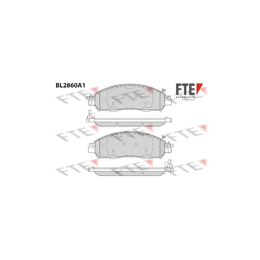 FTE Bl2860A1 Brake Pad Set