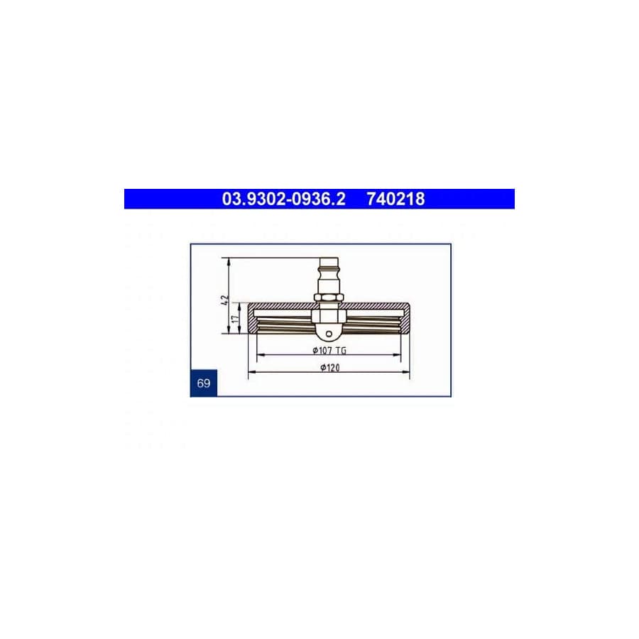 ATE 03.9302-0936.2 Breather Pipe
