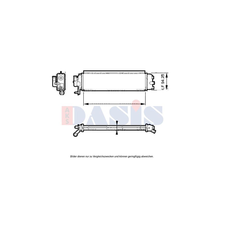 AKS Dasis 070052N Engine Radiator