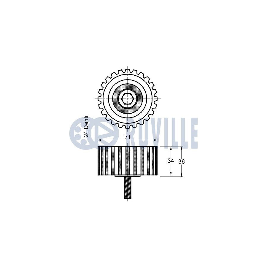 Ruville 55169 Alternator Freewheel Clutch