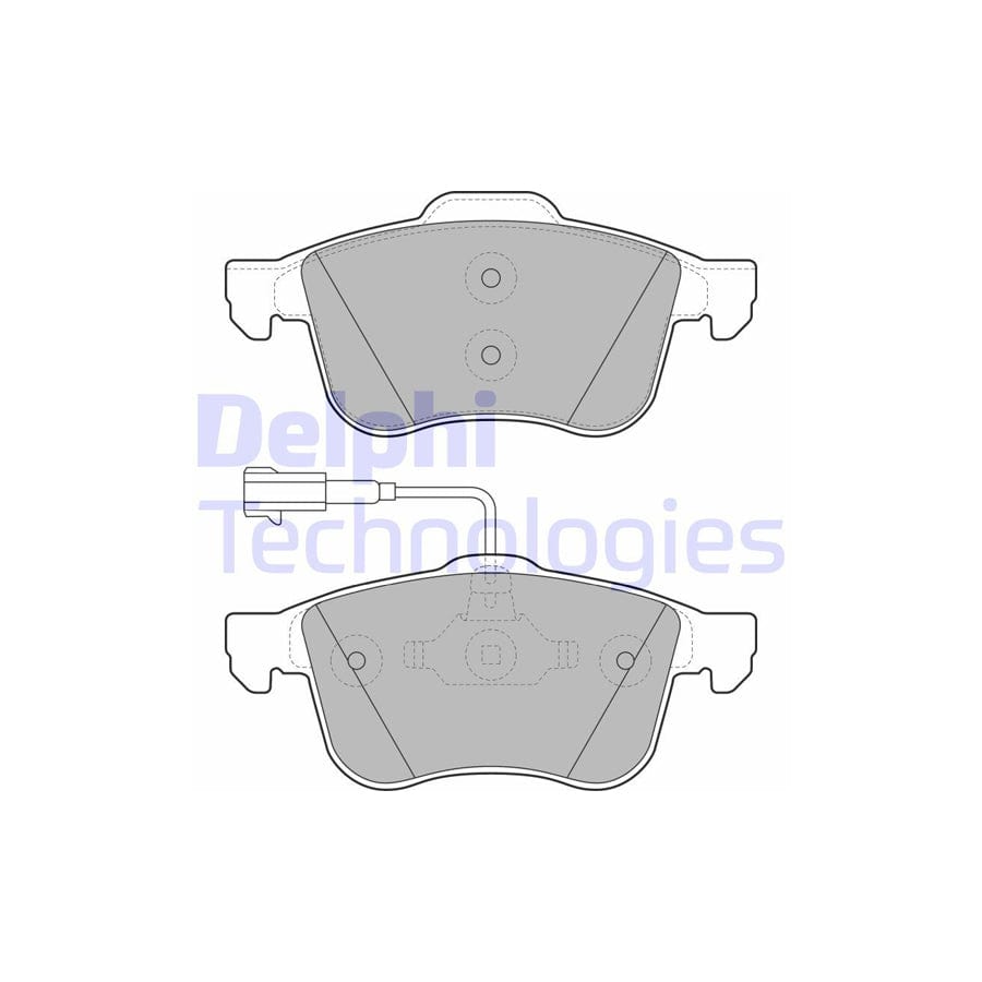 Delphi Lp1959 Brake Pad Set