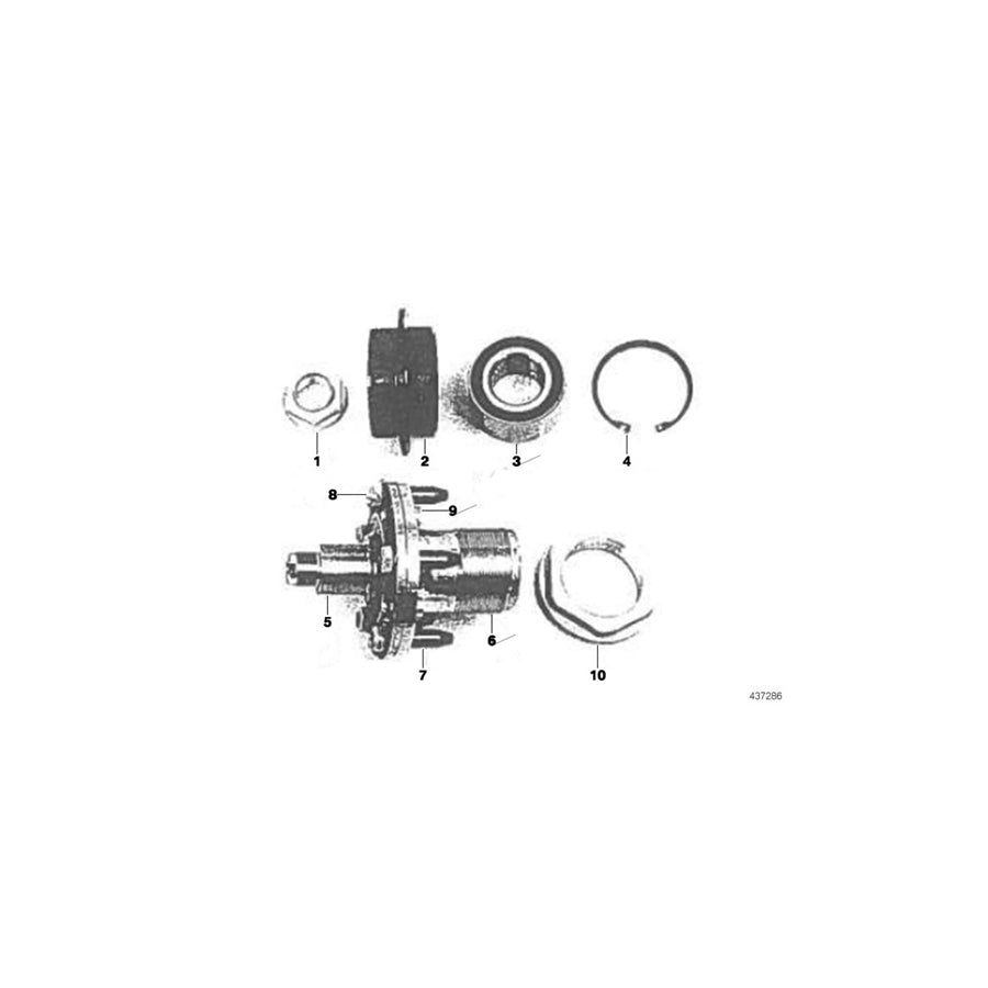 Genuine BMW 31212220798 Shaft ZV RE-GEW. (Inc. E30 M3) | ML Performance US Car Parts