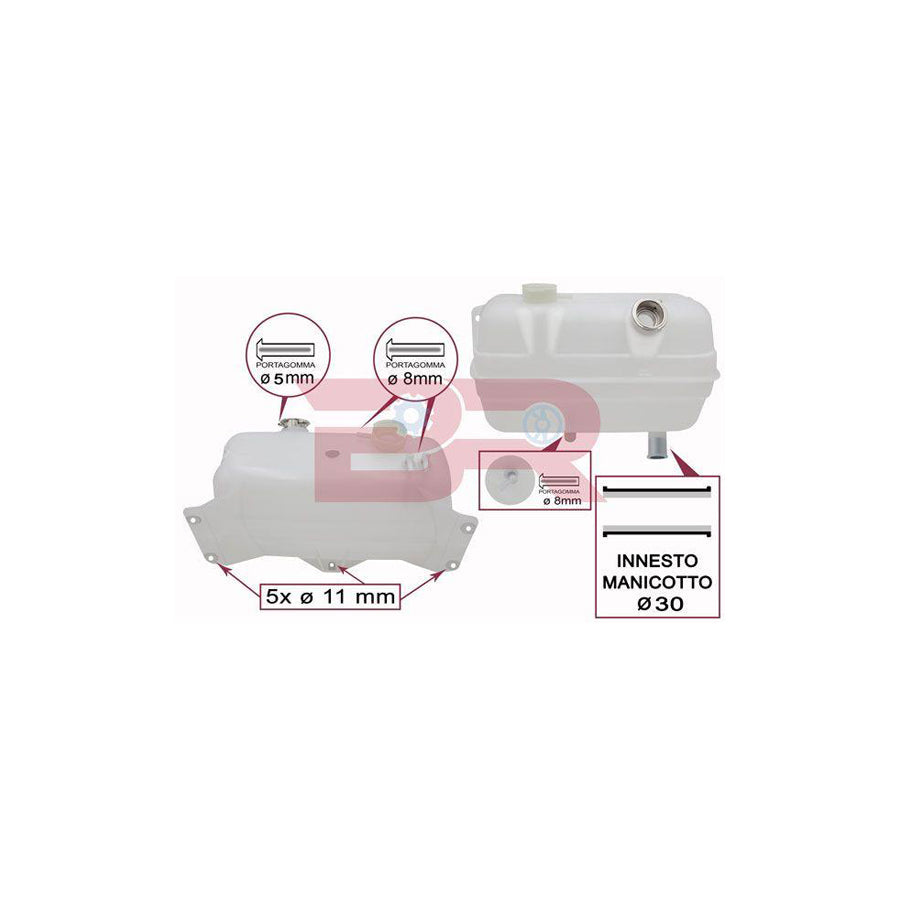 Botto Ricambi Brac5422 Coolant Expansion Tank