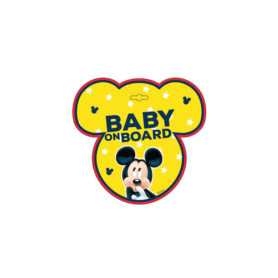 Disney 9612 BABY ON BOARD MICKEY
