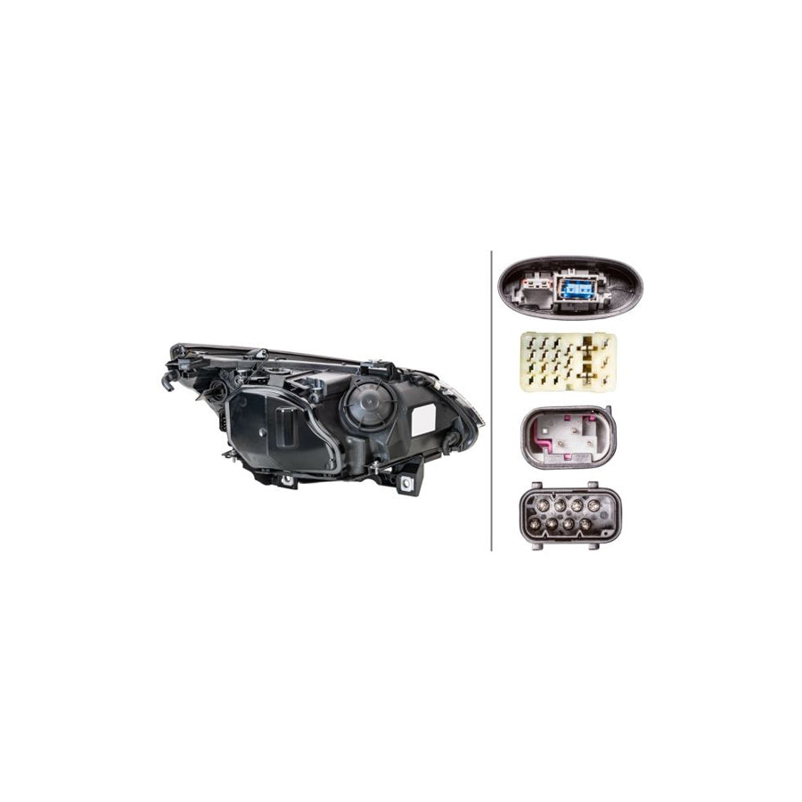 Hella 1EL 163 073-011 Headlight For BMW 5 Series
