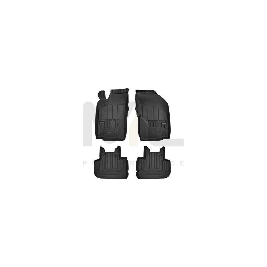 FROGUM Tailored 3D408586 Floor mat set for ALFA ROMEO 147 (937) Elastomer, Quantity: 4, Black, (LHD)