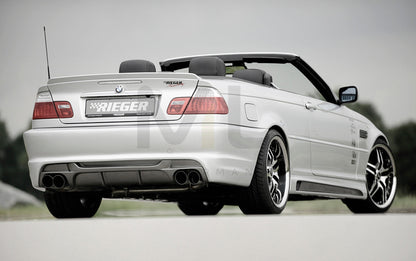 Rieger 00050248 BMW 3 Series E46 Rear Bumper 2 | ML Performance UK Car Parts