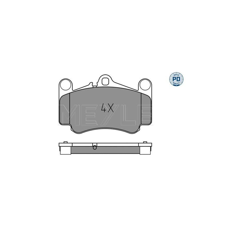 Meyle 025 233 3017/Pd Brake Pad Set For Porsche 911