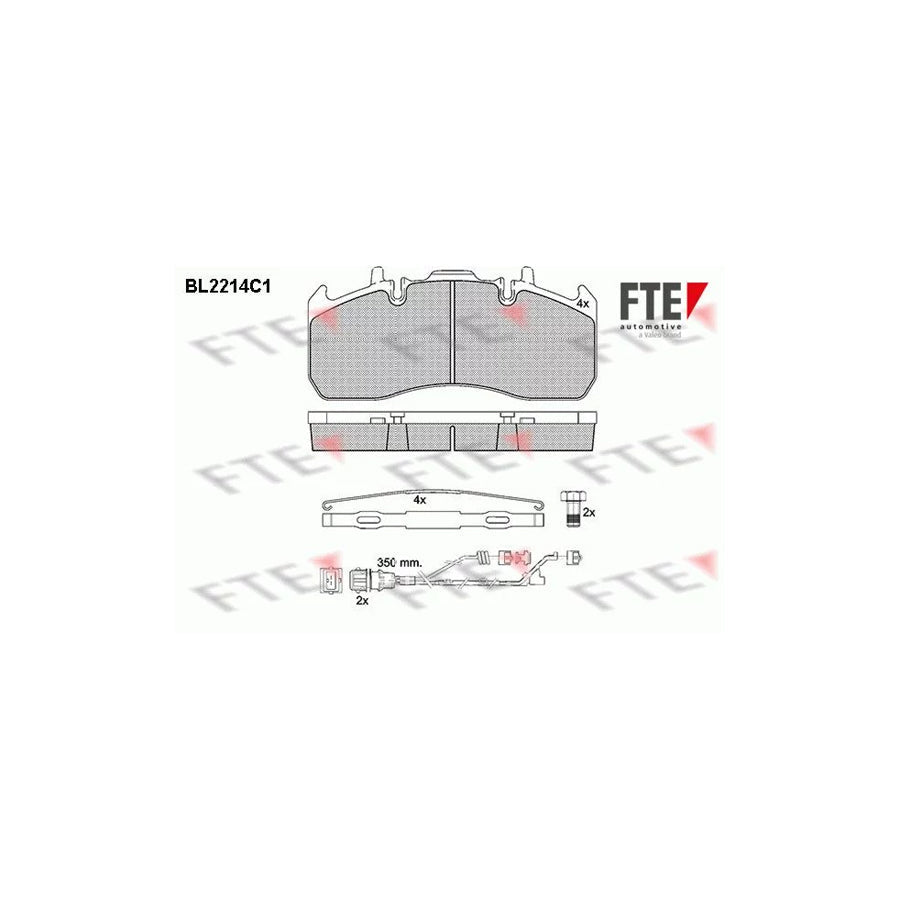 FTE 9500074 Brake Pad Set