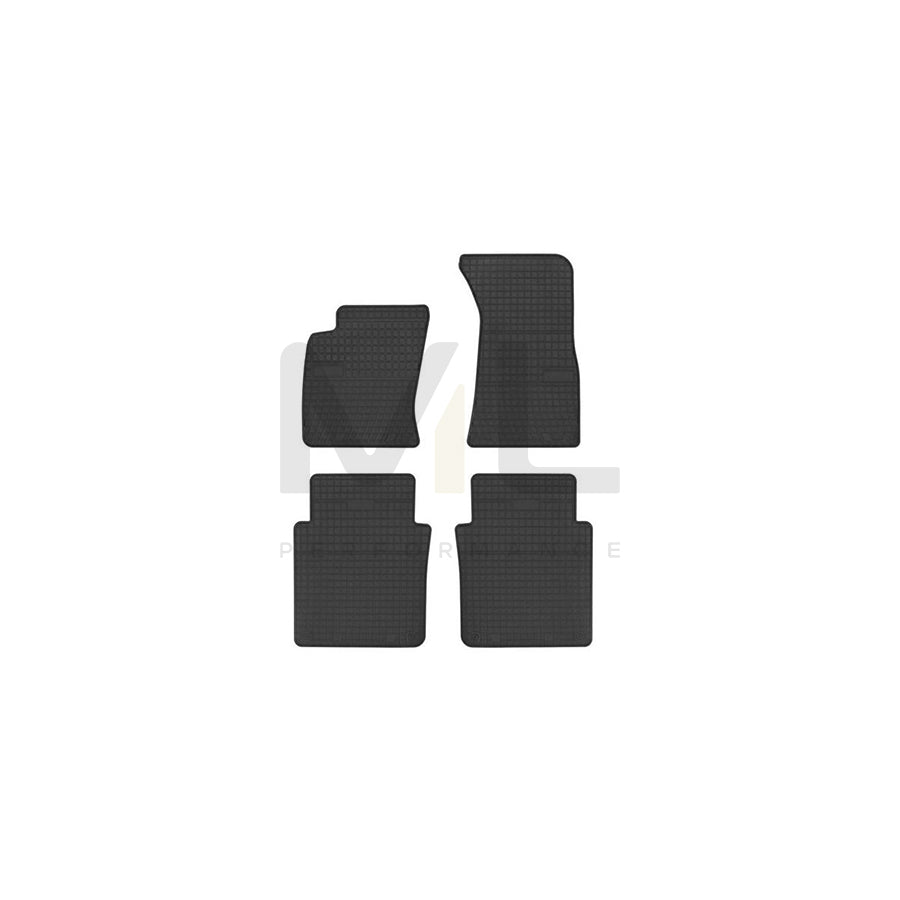 FROGUM Tailored 401594 Floor mat set for AUDI A8 D3 (4E2, 4E8) Elastomer, Front and Rear, Quantity: 4, Black, (LHD)
