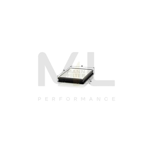 MANN-FILTER CU 2861 Pollen filter for PEUGEOT 405 Particulate Filter