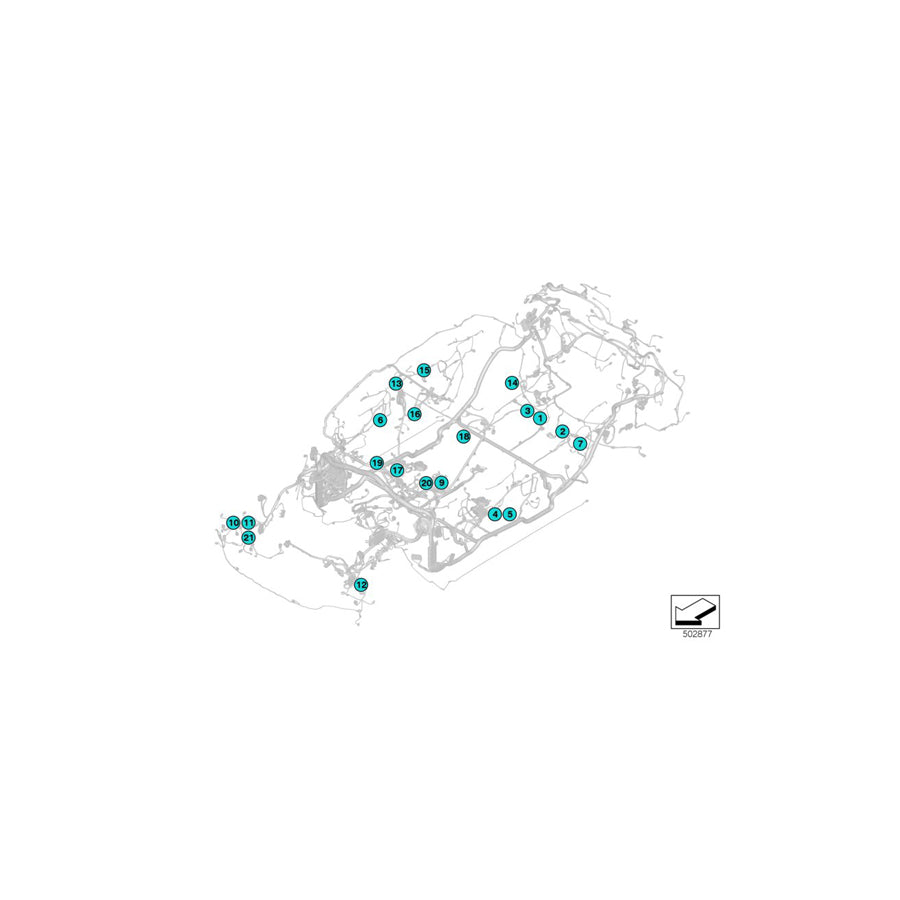 Genuine BMW 61130086268 G11 F39 F40 Contact Bushing Mqs Ela With Cable 0,2-0,35 MM² AU (Inc. 320iX, 330e & 320d) | ML Performance US