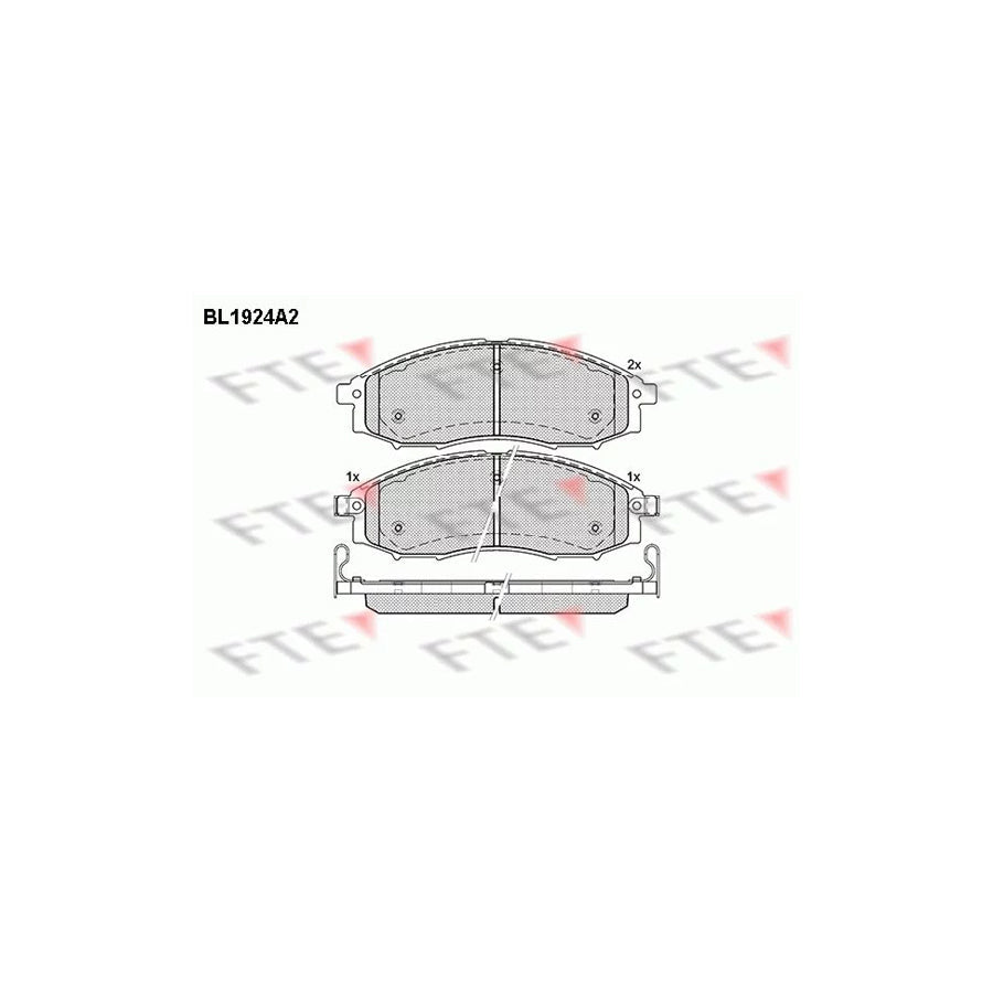 FTE 9010510 Brake Pad Set