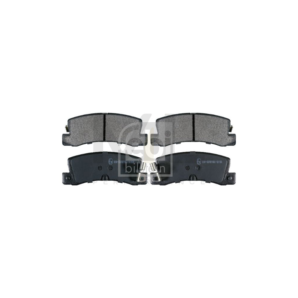 Febi Bilstein 16580 Brake Pad Set For Toyota Corolla Rear Axle, With Acoustic Wear Warning