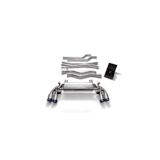 Armytrix BMF9M-QS38B Valvetronic Exhaust System BMW M5 F90 2018-2022 with Quad Blue Coated 4"