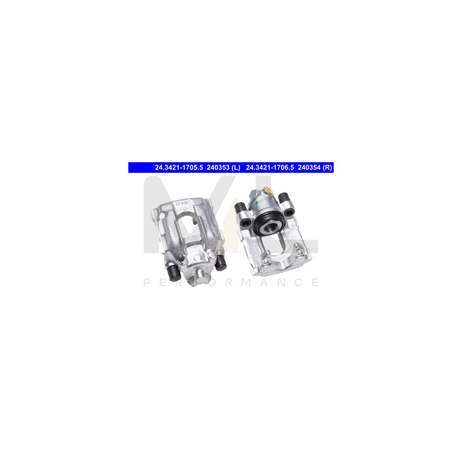ATE 24.3421-1705.5 Brake Caliper without holder