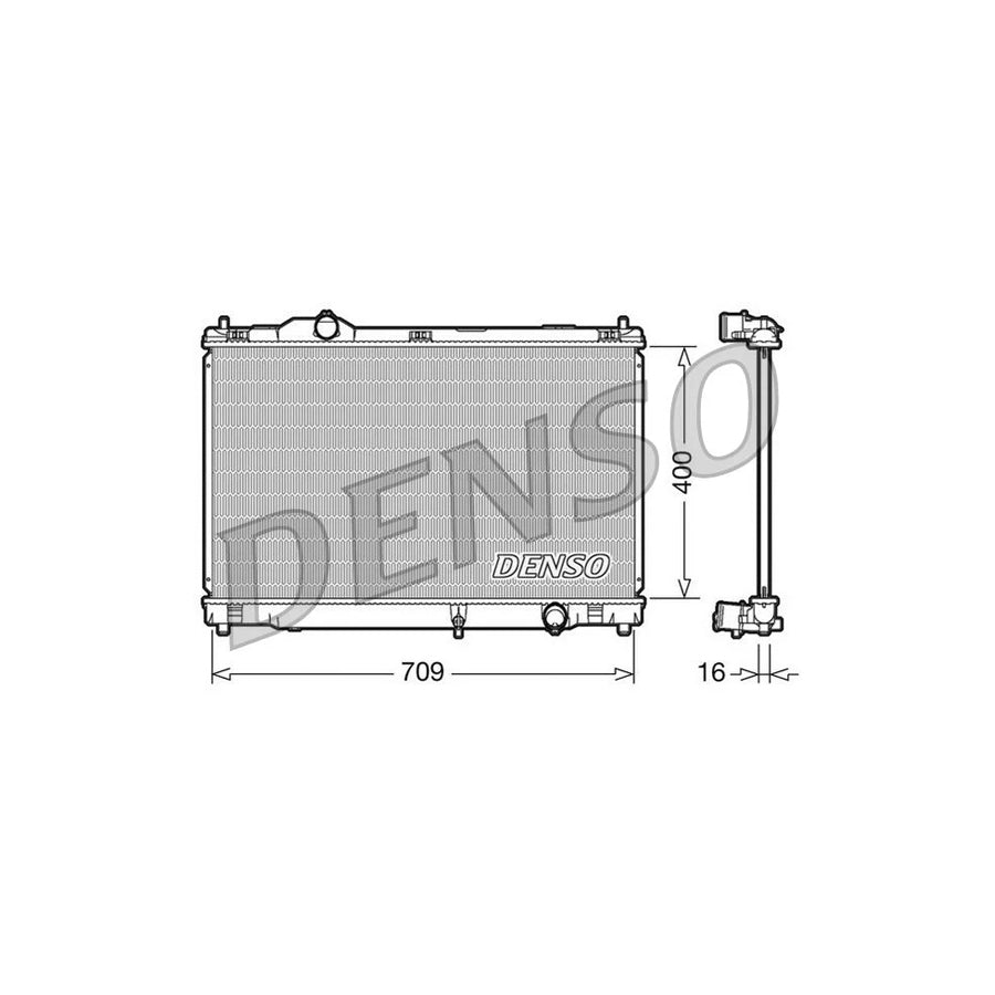 DENSO DRM51008 Engine Radiator for Lexus Gs III (S19)
