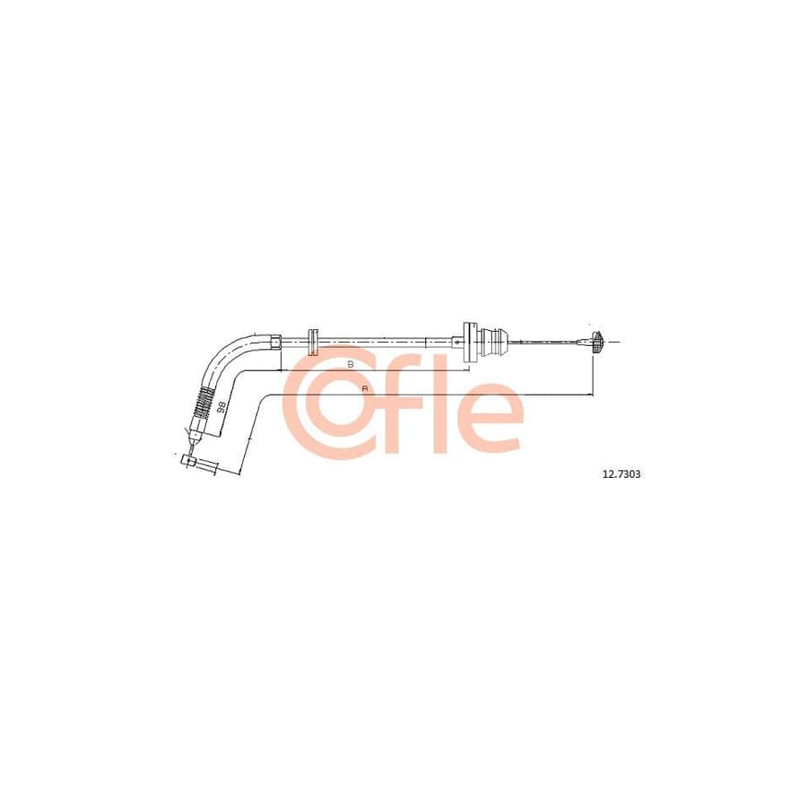 COFLE 12.7303 Throttle Cable