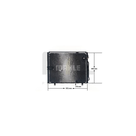 MAHLE ORIGINAL AC 148 000S Air conditioning condenser without dryer | ML Performance Car Parts