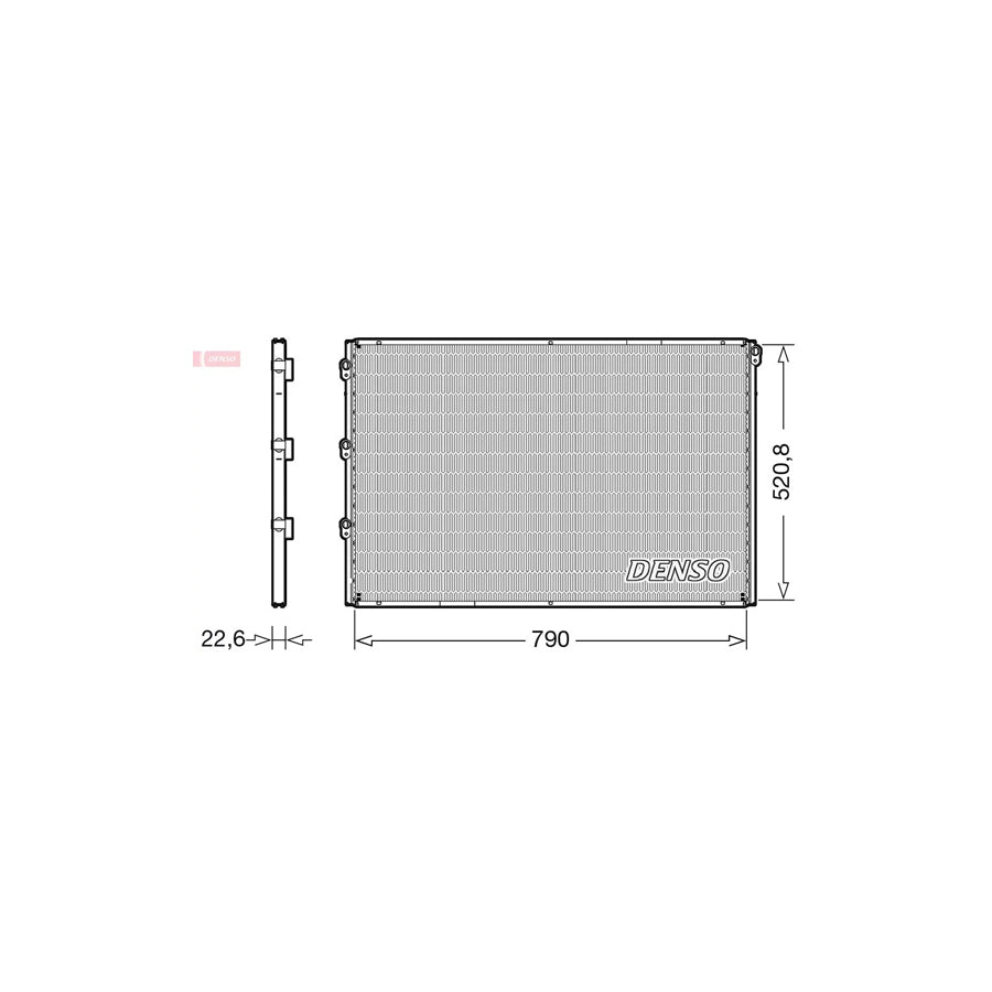 DENSO DCN99078 Air Conditioning Condenser