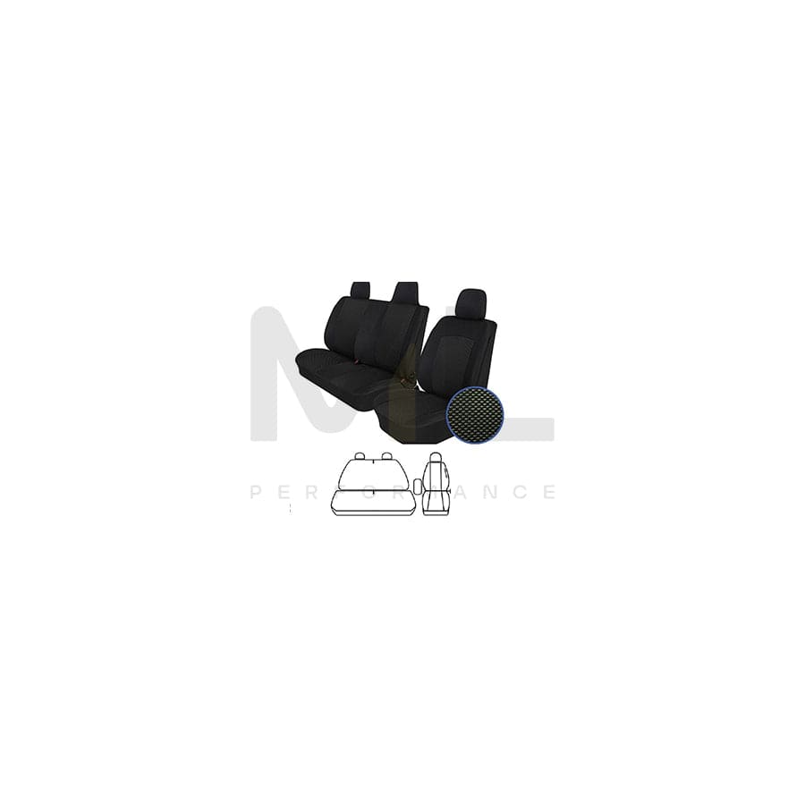 FROGUM S-/43_T06 Car seat cover Black, Front, (LHD)