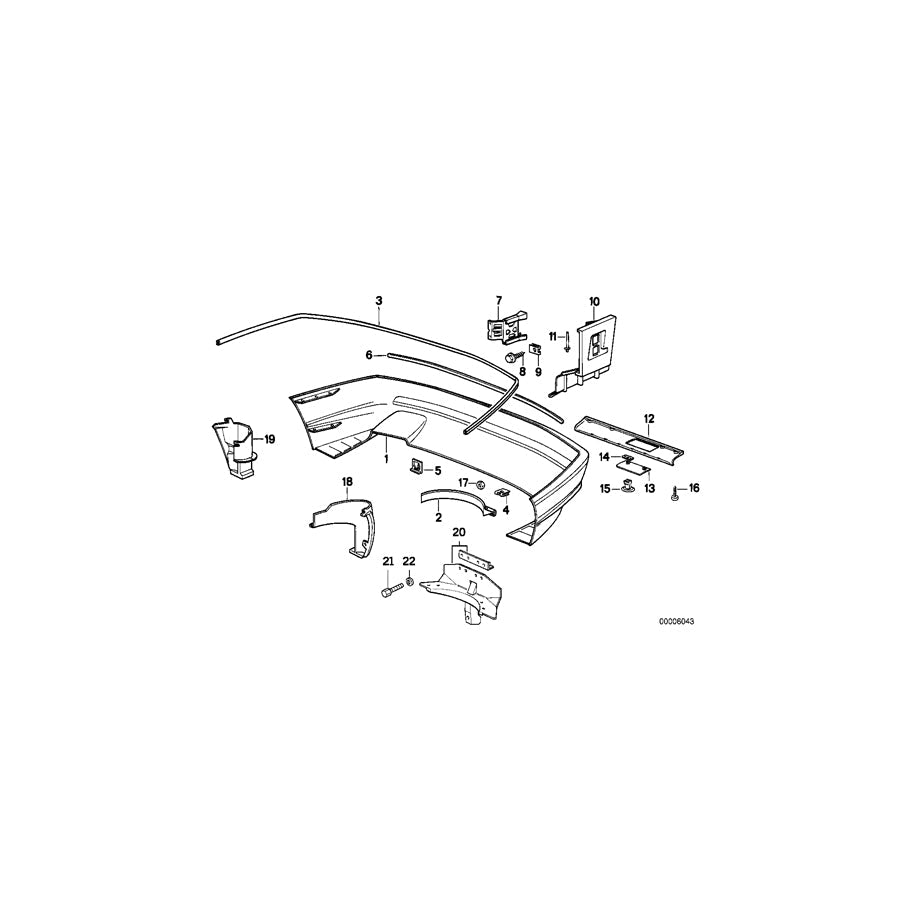 Genuine BMW 51128124048 E31 Cover (Inc. 850Ci, 850CSi & 840Ci) | ML Performance US Car Parts