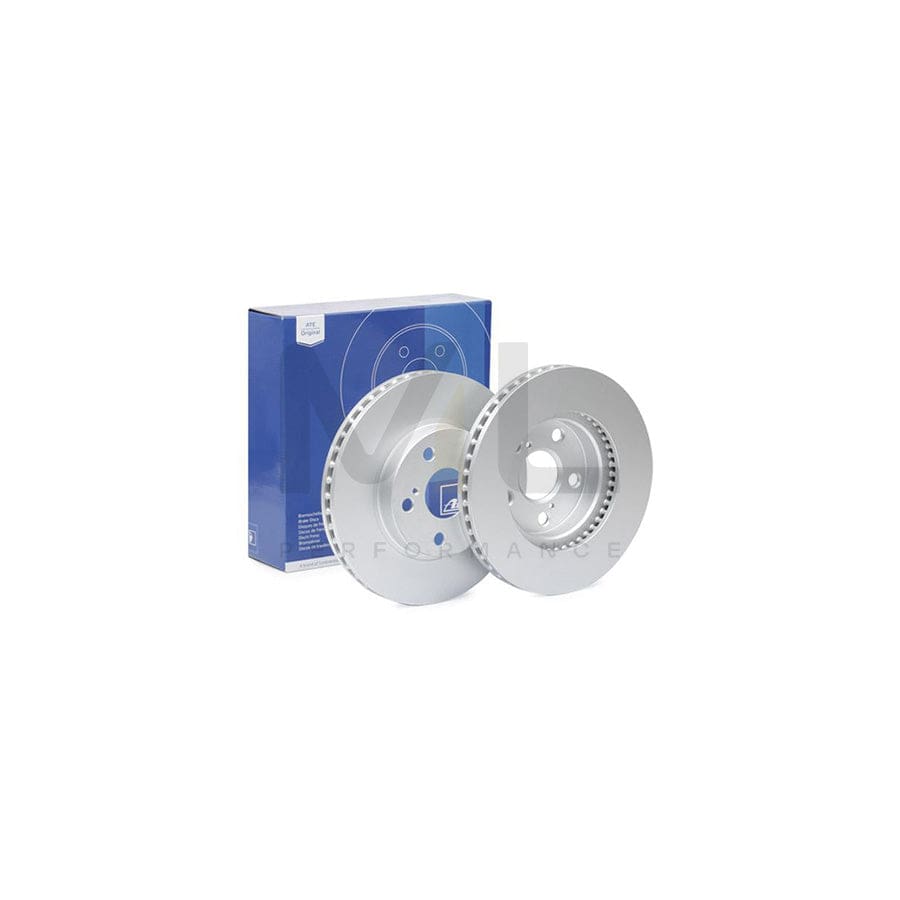 ATE 24.0125-0196.1 Brake Disc Vented, Coated  - 1 piece