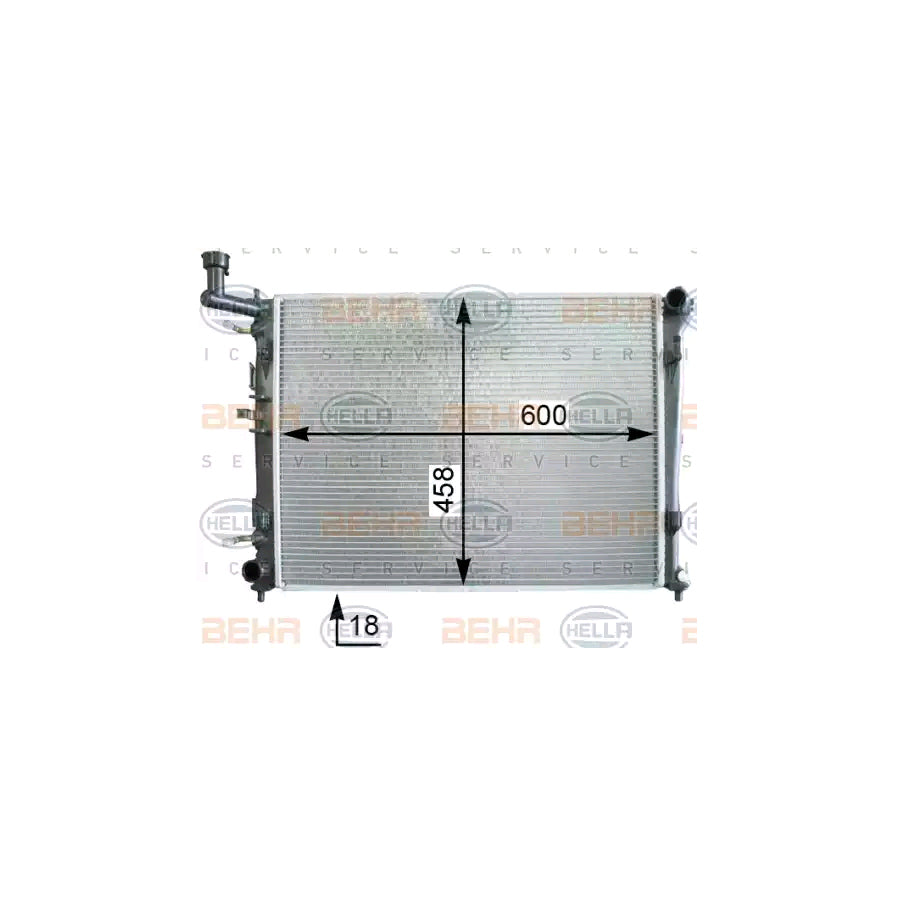 Hella 8MK 376 763-714 Engine Radiator