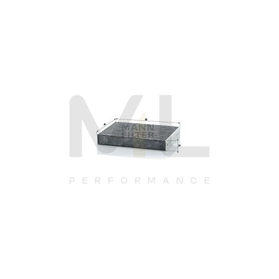 MANN-FILTER CUK 27 001 Pollen filter Activated Carbon Filter