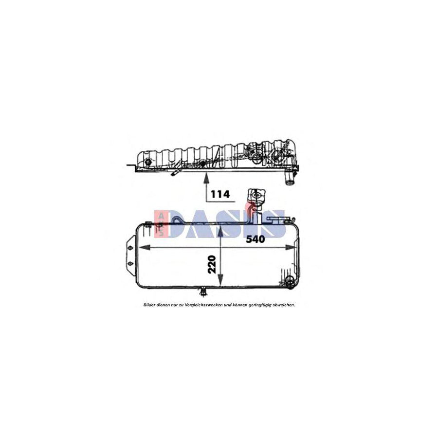 AKS Dasis 134000T Coolant Expansion Tank