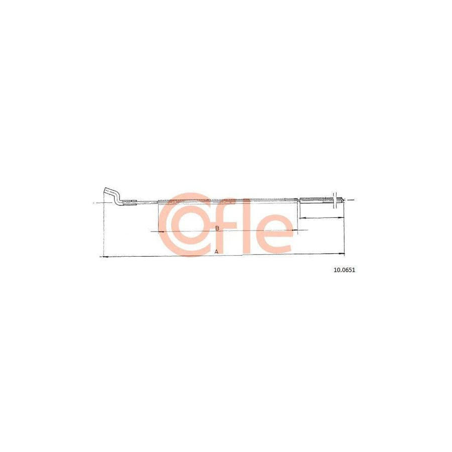 Cofle Bh.Re021 Brake Hose