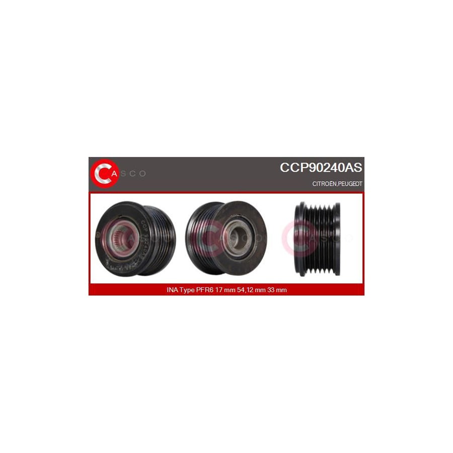 Casco Ccp90240As Pulley, Alternator