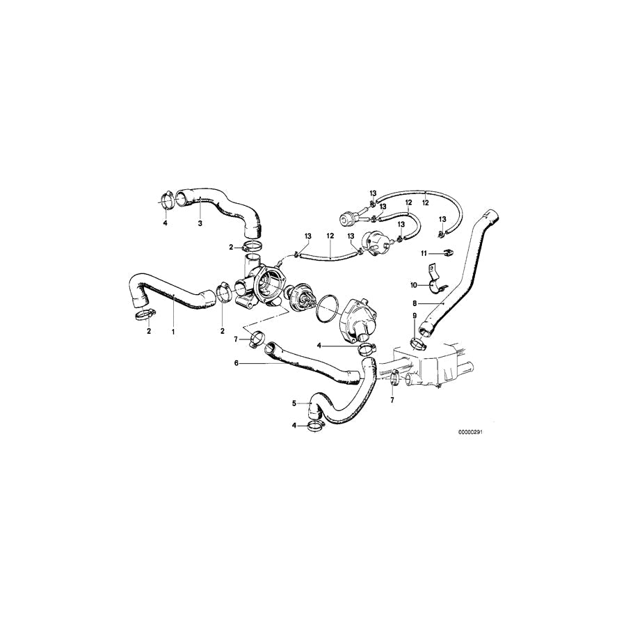 Genuine BMW 11531266397 E21 Return Hose (Inc. 323i) | ML Performance US Car Parts