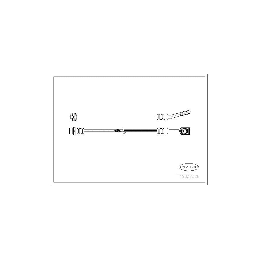 Corteco 19030328 Brake Hose