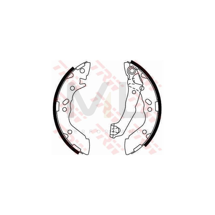 TRW GS8659 Brake Shoe Set for HYUNDAI Amica / Atoz (MX) | ML Performance Car Parts