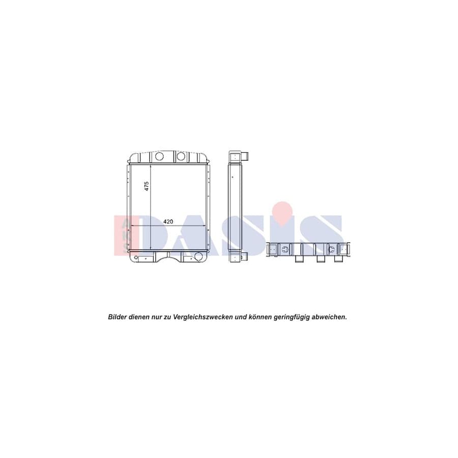 AKS Dasis 440501N Engine Radiator