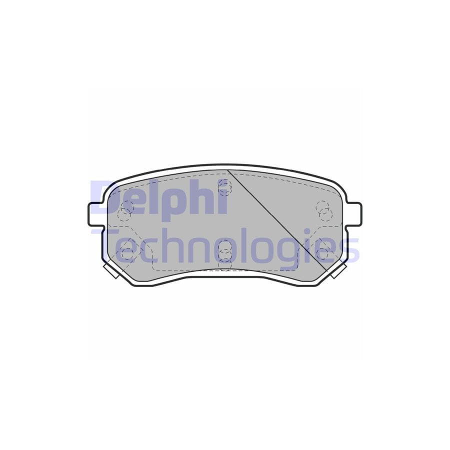 Delphi Lp1976 Brake Pad Set