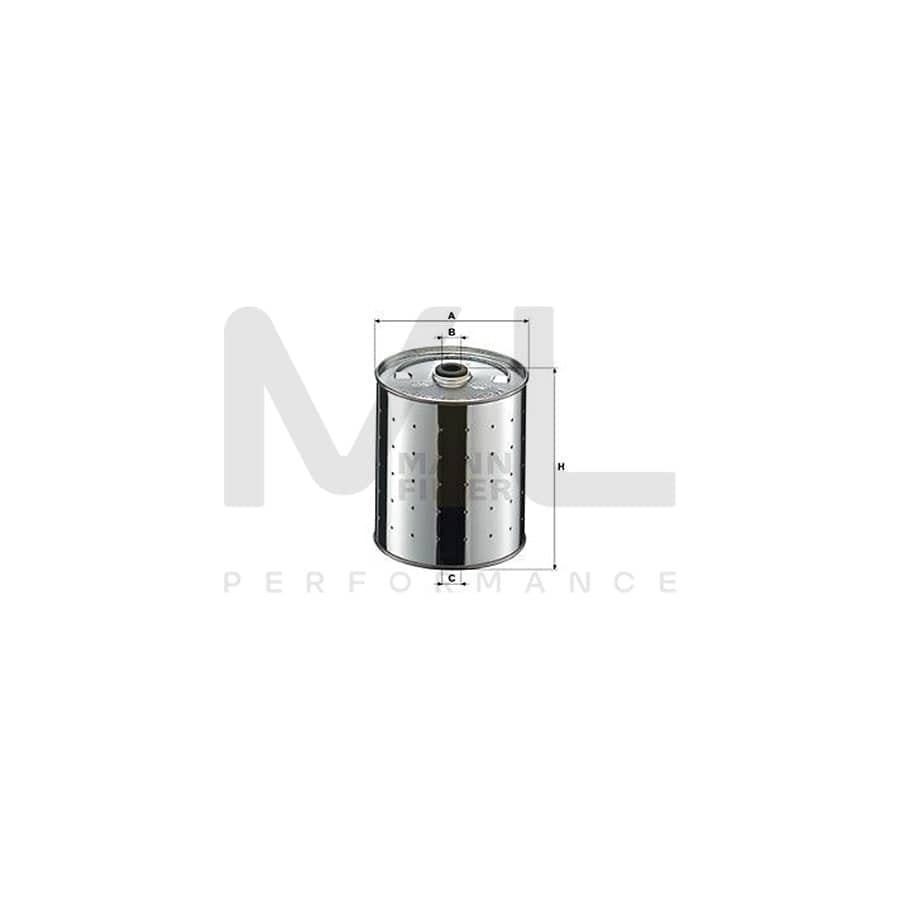 MANN-FILTER PF 1155 n Oil Filter with seal, Filter Insert