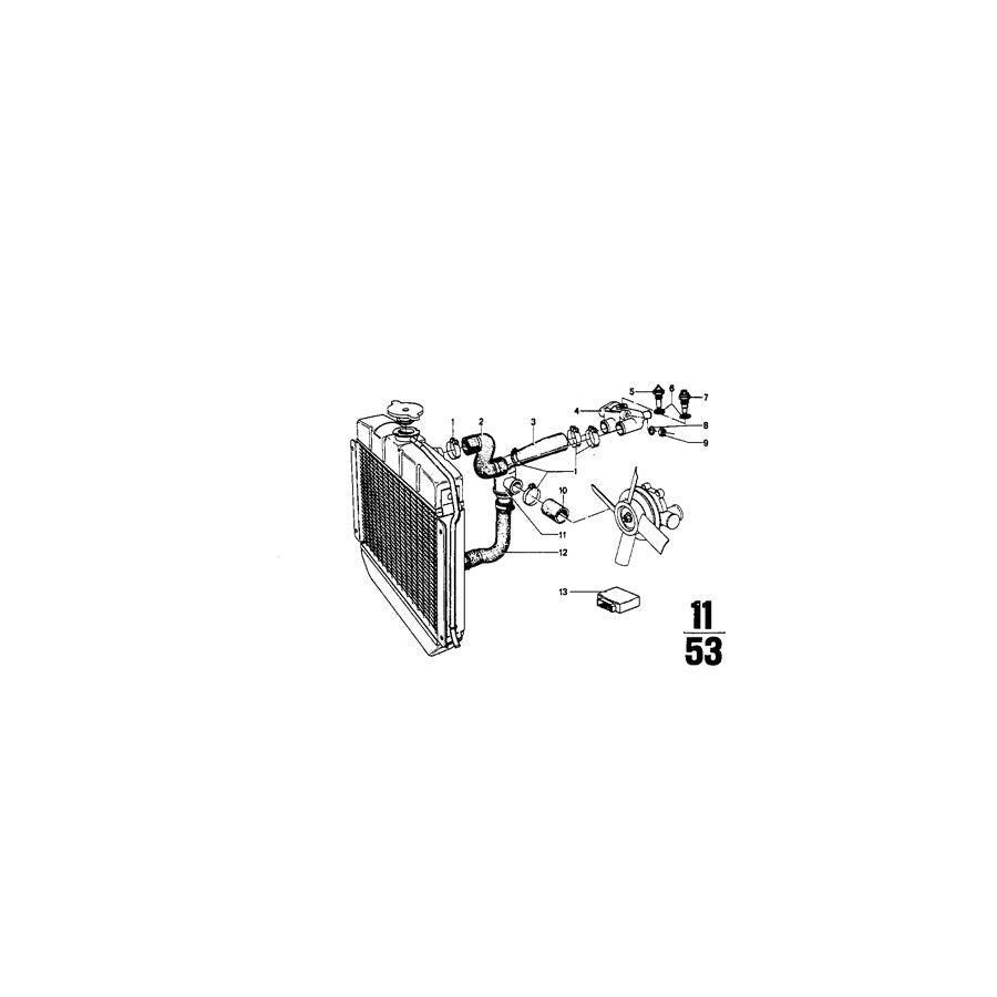 Genuine BMW 11531260720 Thermostat 75CEL (Inc. 2002turbo) | ML Performance US Car Parts