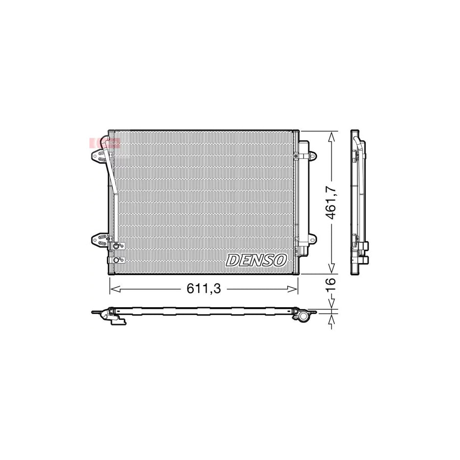 DENSO DCN32012 Air Conditioning Condenser