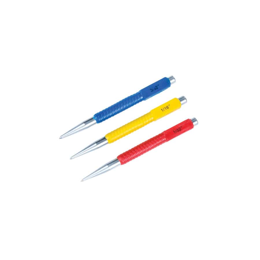 BlueSpot Tools B/S22445 Nail Punch Set, 3 Piece