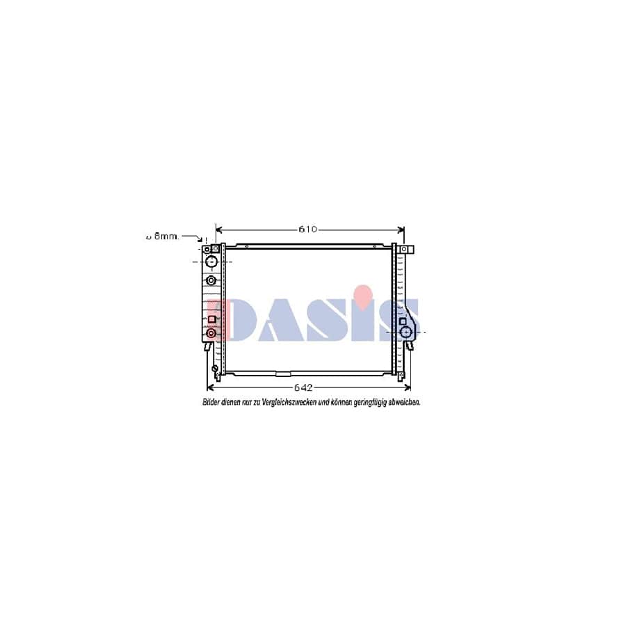 AKS Dasis 051000N Engine Radiator for BMW 3 Saloon (E36)