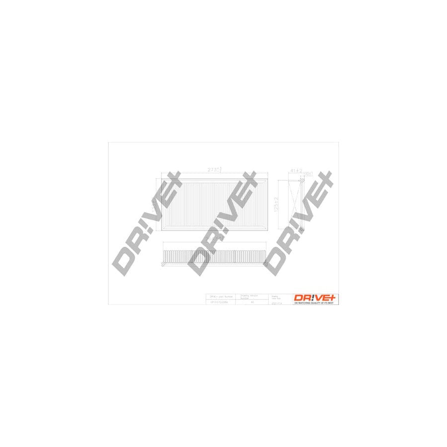 Dr!Ve+ Dp1110.10.0289 Air Filter