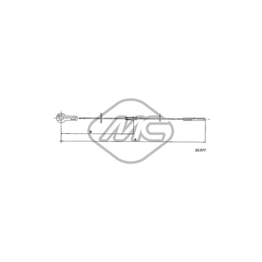 Metalcaucho 83805 Throttle Cable for VW TRANSPORTER