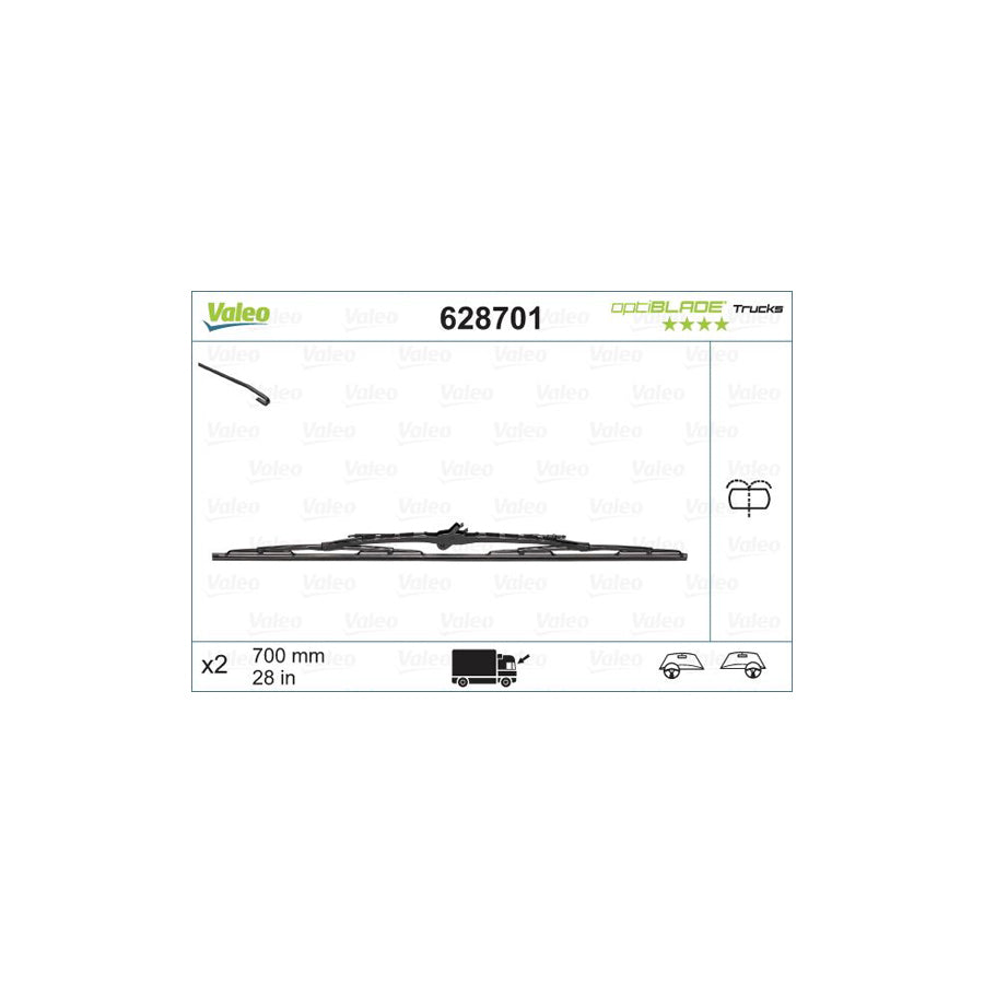 Valeo 628701 Optiblade Trucks Wiper Blade | ML Performance US Car Parts