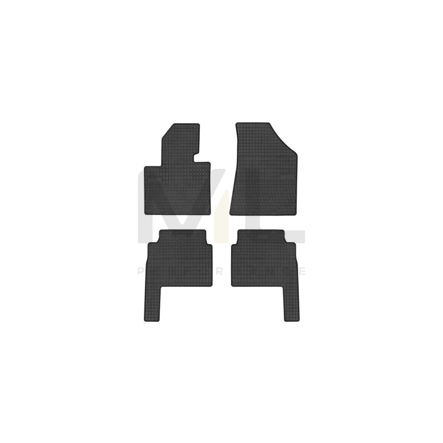 FROGUM Tailored 0432 Floor mat set for KIA Sorento II (XM) Elastomer, Front and Rear, Quantity: 4, Black, (LHD)