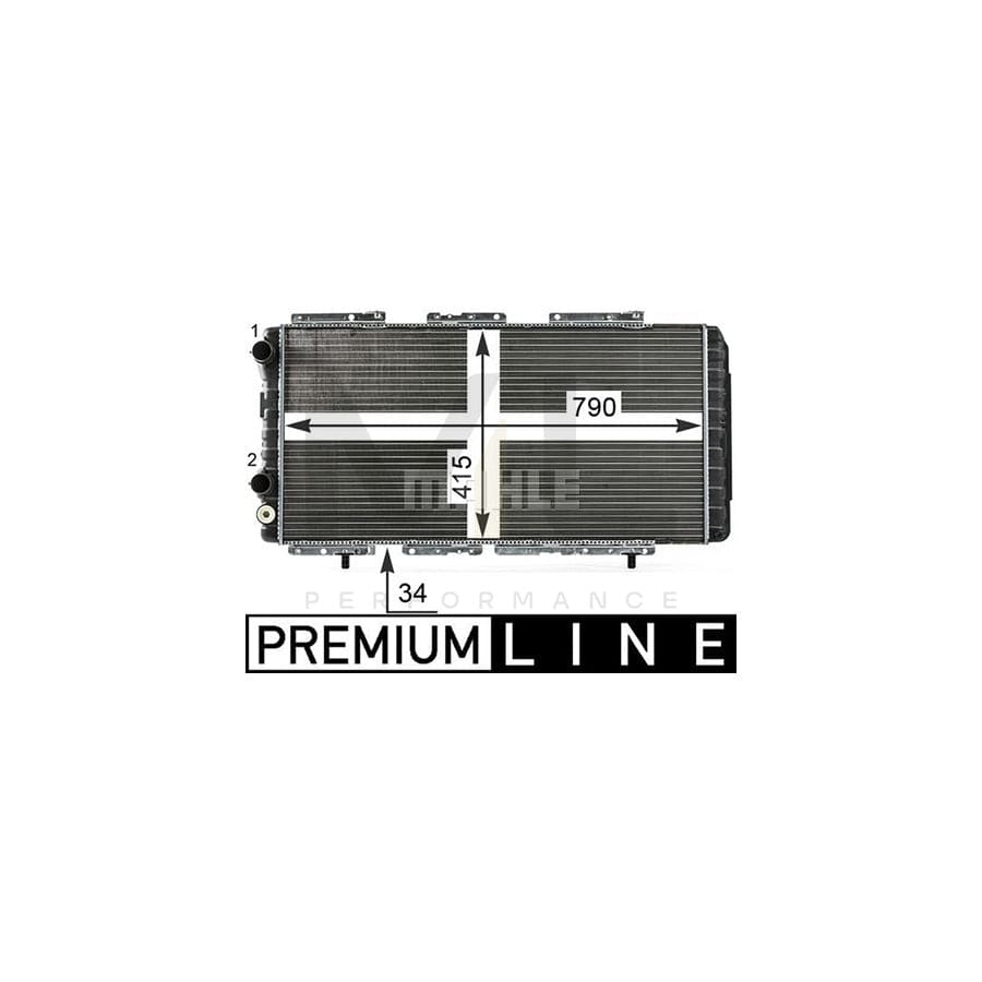 MAHLE ORIGINAL CR 33 000P Engine radiator Mechanically jointed cooling fins | ML Performance Car Parts