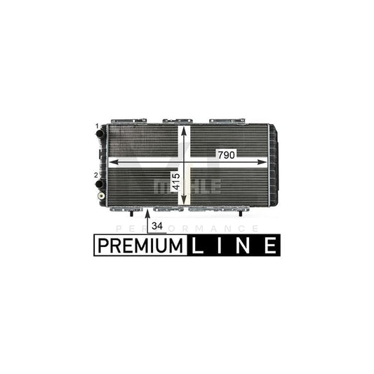 MAHLE ORIGINAL CR 33 000P Engine radiator Mechanically jointed cooling fins | ML Performance Car Parts