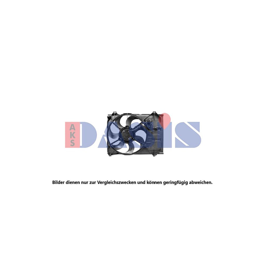 AKS Dasis 568102N Fan, Radiator for KIA Rio